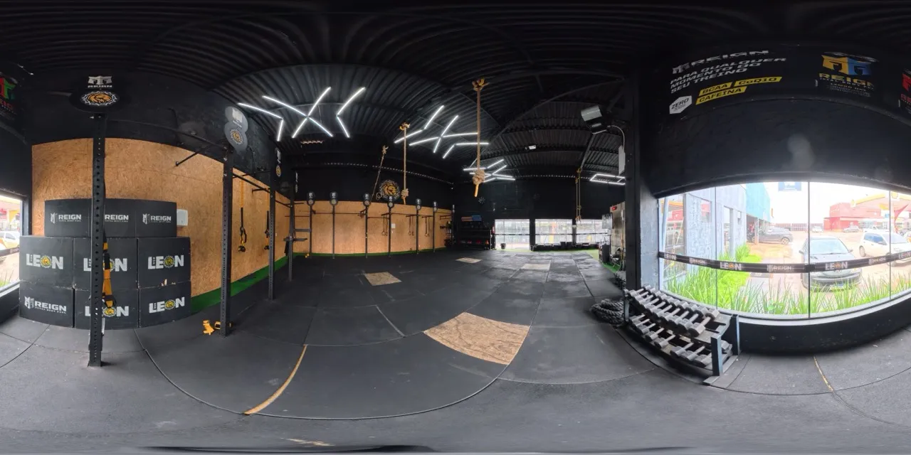 Estrutura da academia Box Leon Águas Claras DF