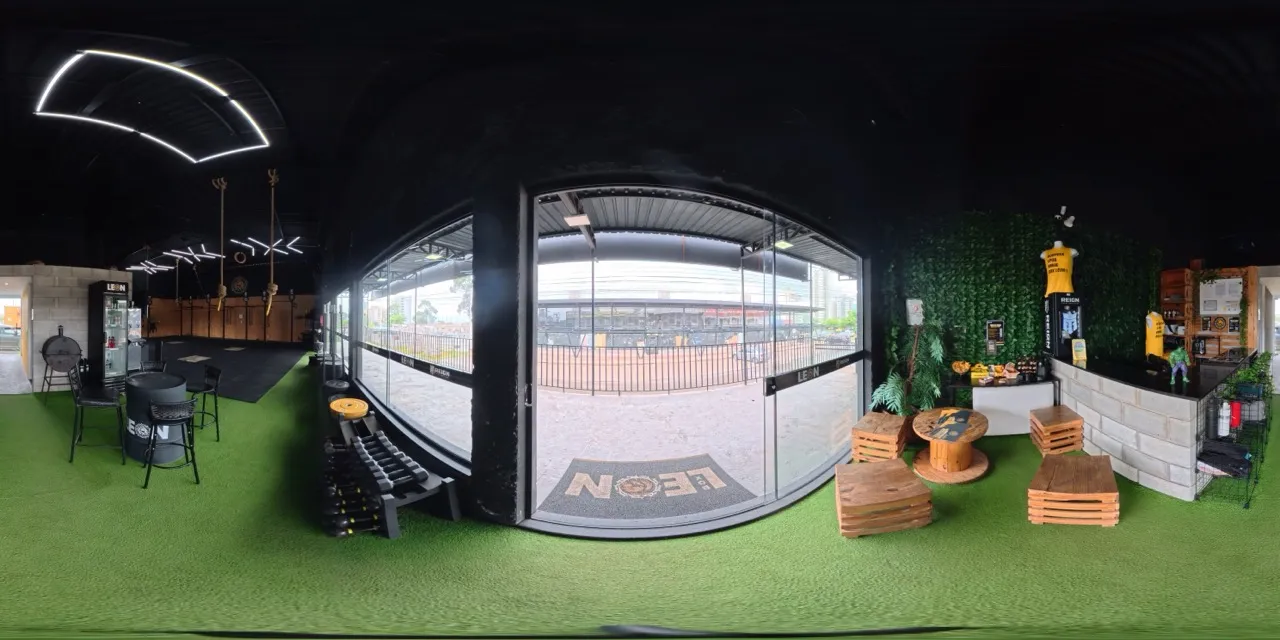 Estrutura da academia Box Leon Águas Claras DF