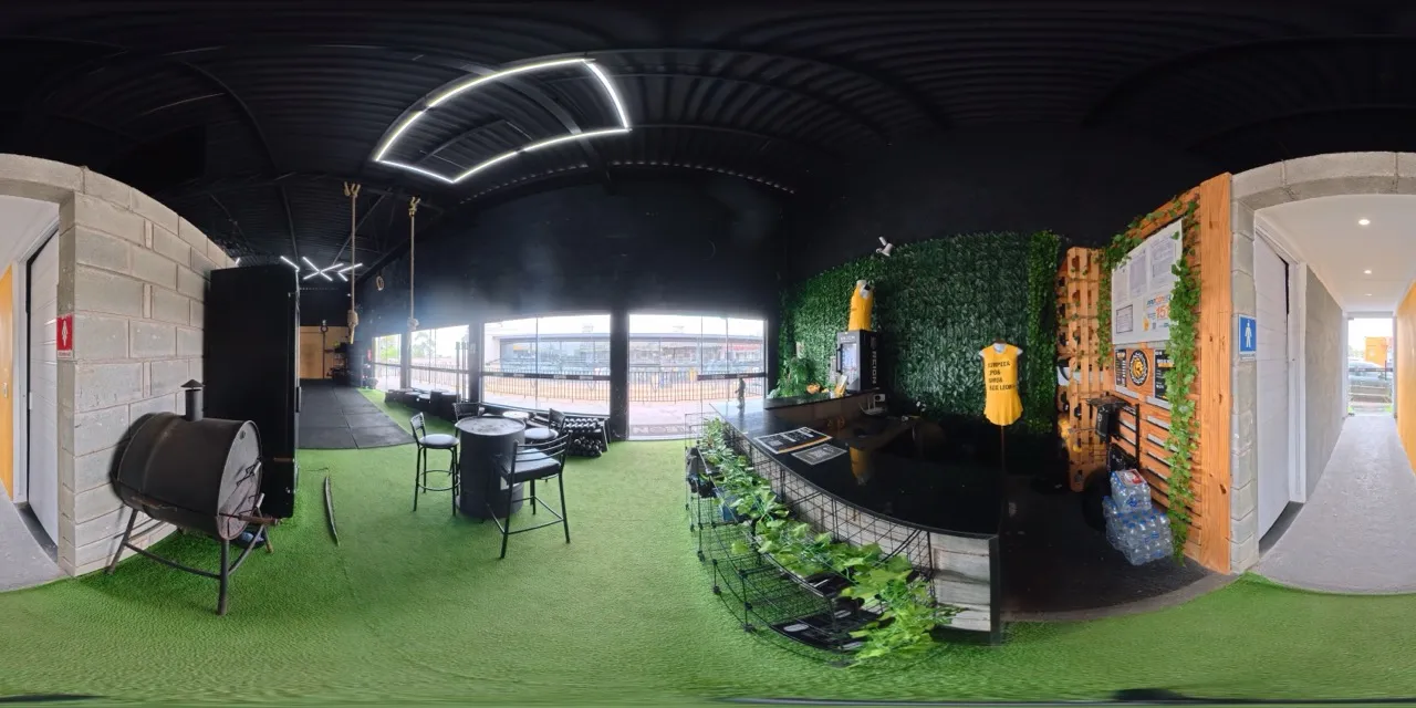 Estrutura da academia Box Leon Águas Claras DF